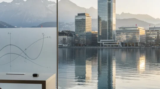 Visualisierung eines Vermögensaufbaus mit ETF-Sparplänen in der Schweiz