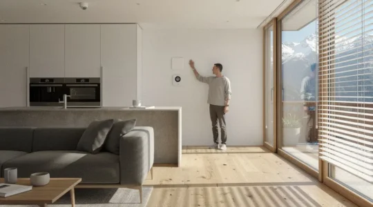 Moderne Eigentumswohnung mit intelligenter Gebäudeautomation und KNX-System