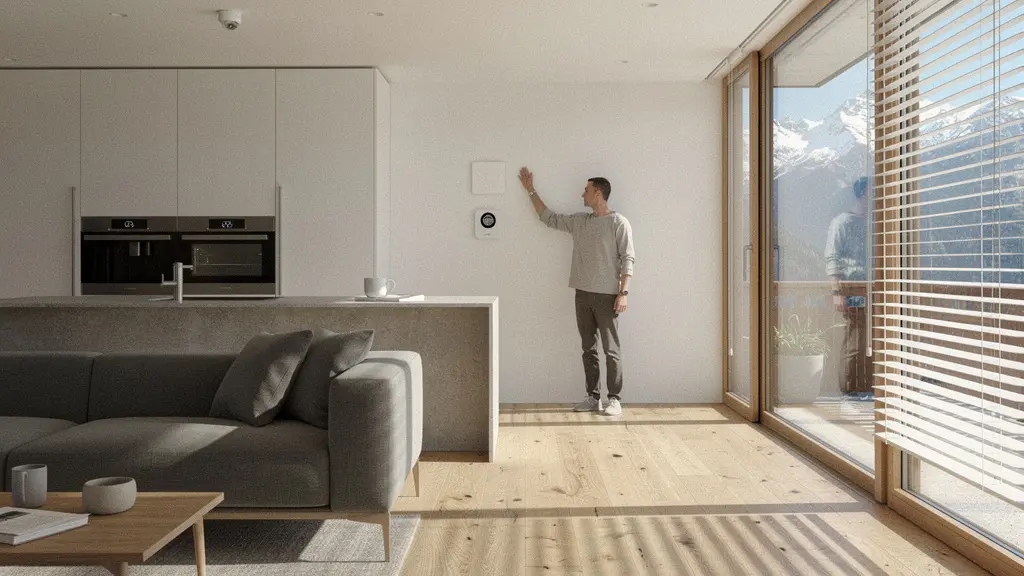 Moderne Eigentumswohnung mit intelligenter Gebäudeautomation und KNX-System