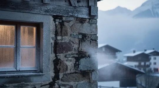 Wärmebrückenerkennung und Schimmelvermeidung in einem Schweizer Altbau