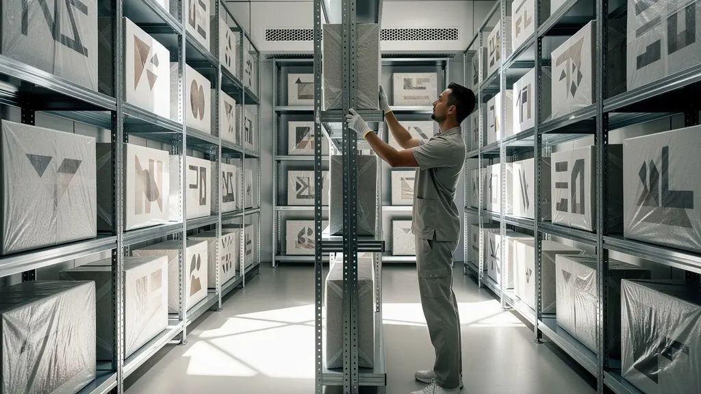 Professioneller Kunsttransport in modernem Schweizer Zollfreilager