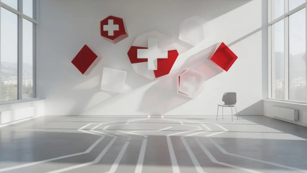 Abstrakte Darstellung der Schweizer Steuererklärung für ETF-Anlagen