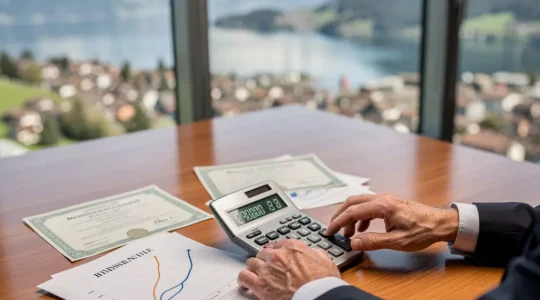 Strategische Altersvorsorge und Steuereinsparungen durch Pensionskasseneinkauf visualisiert